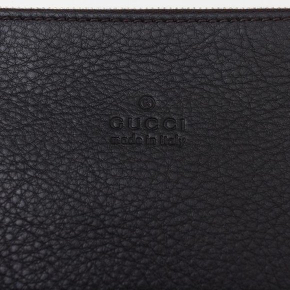 Gucci Zip Top Clutch Pouch with Bamboo Tassel Pull NEW WITH DUST BAG - Picture 8 of 8